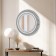 Wall mirror, in the openwork case, 51x51 cm, silver