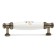 Ceramics 008, 96 mm bracket handle, ceramic, bronze color