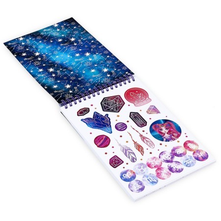 Notepad for the creativity of Neo Stars with stickers and translated tattoos "Mars"-2