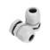 Cable input PG-11 (5-10mm) gray, kit (2 pcs/union) rexant