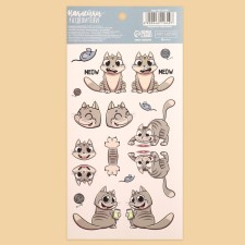 Meow Meow, 9 x 18 cm stickers