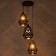 Bayerlux lamp "Kovalce" 3he27 40W black 33x33x35-120cm