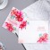 Birthday card!" Congrev, embossing, lily, white background, 19.4x12.5 cm