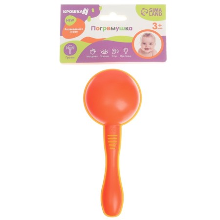 Rattle "Marakas", 15 cm., Color mix, crush me-6