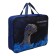 Folder with A4 handles, 350 x 265 x 80 mm, textile, handles, PMD 4-22 "dinosaur" (volumetric 3D risun with a metallic effect) 70055