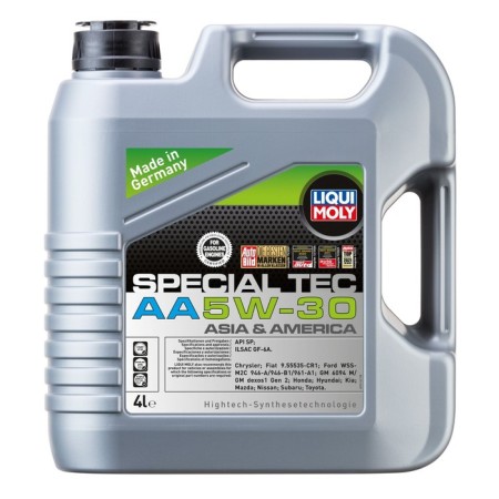 Motor oil Liquimoly Special Tec AA 5W-30 SP GF-6A, NS-Synthetic, 4 liters