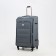 Big suitcase 28 ", lightning department, code castle, 4 wheels, outer pocket, gray color.