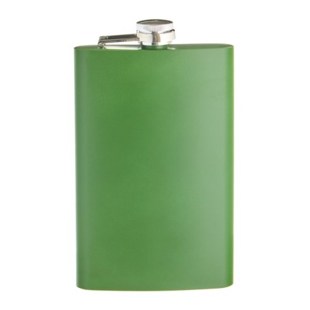 Alcohol flask, stainless steel, gift, army, 300 ml, 10 oz-1