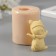 Mold Silicon "Snowman in a hat" 5 cm