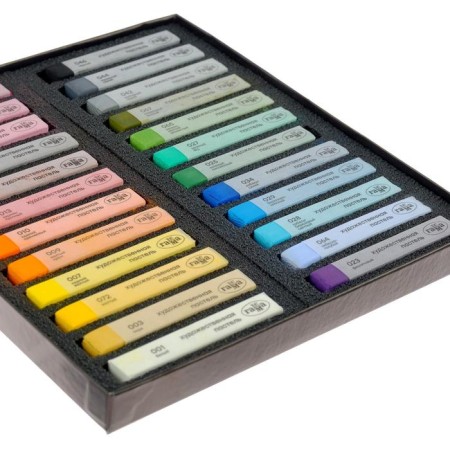 Pastel dry, set 24 colors, "gamma" "Old Master", basic colors /Korea /-2