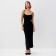 Women's dress Midy Minaku: Casual Collection Black Black, Rr. 46