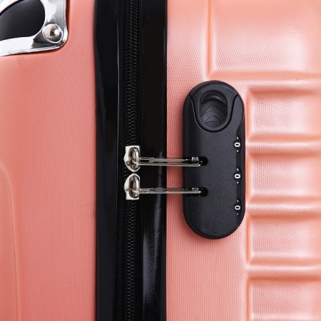 Small suitcase 20 ", lightning department, code castle, pink color-6