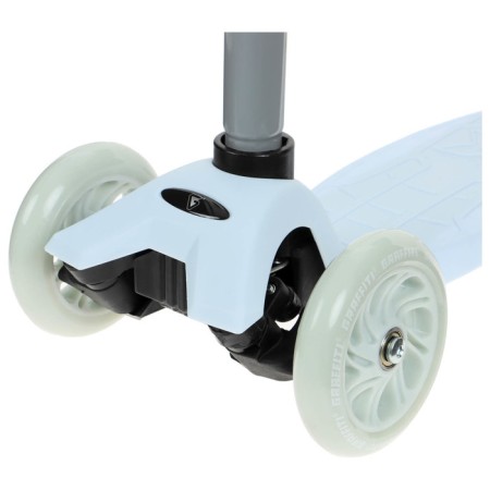 Graffiti Baby Scooter, Light wheels PU 120/70 mm, ABEC 7, color gray color-2