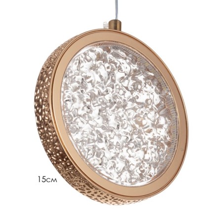 Lamp Bayerlux "Sati" 1xLED 9W gold 15x2x16-200 cm-4