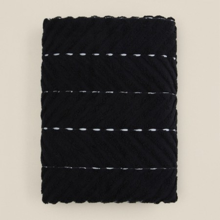 Terrier rug Sl Home: Lines "Dark Mare" 50x70 cm, 100% cotton, 750 g/m2-6