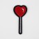 Thermal appliance "Heart", 7 × 3 cm, red color