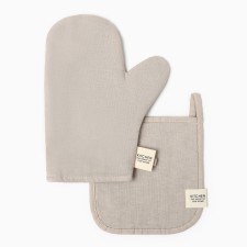 Kit kitchen Ethel Calm: mittens 20x27 cm, tack 19x19 cm, 100% cotton, 250 g/m2