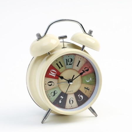 Alarm clock "Classic", discrete move, aa, 11.5 x 16 cm, beige-1