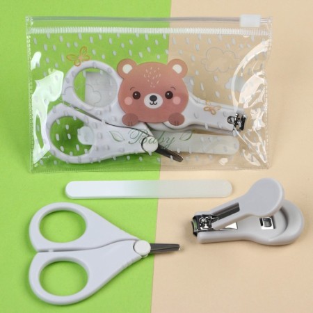 Manicure set for the smallest "Bear" (scissors+forceps+saw)