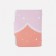 Button business card, 20 cards, pink color