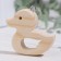Harvesting for the creativity of the keychain "Duckling duckling" 4x5x1.4x5.1.3 cm