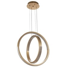 Bayerlux chandelier with PDU 1544/2 LED 120W 3000-6000k Dimmer Gold D.50CM