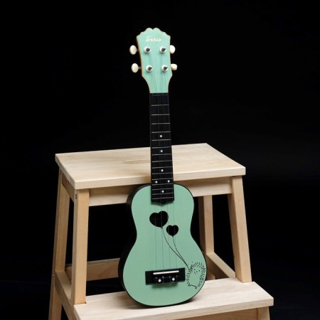 Terris Plus Hari ukulele - Soprano, Green