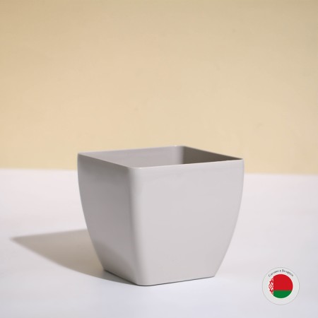 Flower pot, 13 × 13 cm, 1.5 l, plastic, beige-4