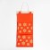 Textile pocket "snowflakes" 2 compartments, 20x41 cm