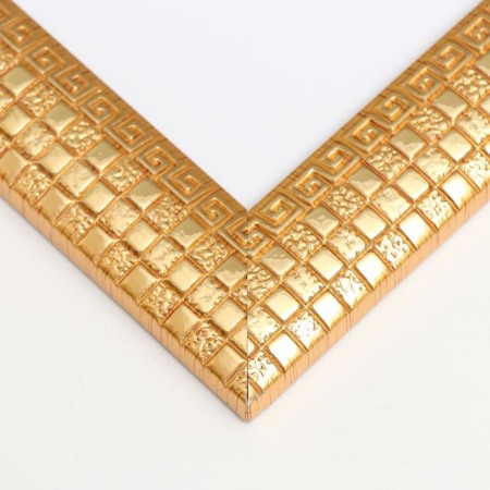Photo frame plastic 30x40 cm "Cell" gold 44.5x34.5 cm-1