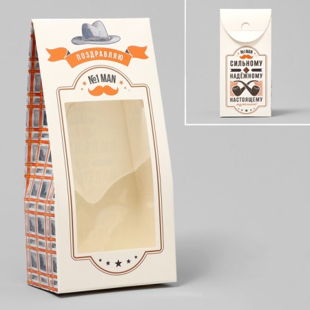Confectionery box, packaging "in a cage", 9 x 19 x 6 cm