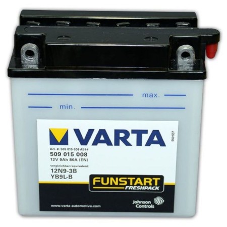 Battery VARTA 9 Ah Moto 509 015 008 (12N9-3B/YB9L-B)