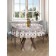 The tablecloth “Geometric Christmas trees”, round, Saten, D = 150 cm