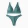Separate female swimsuit, jade color, rn 46 (m)