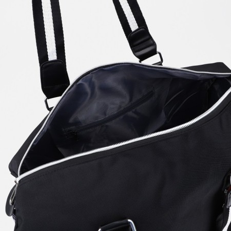 Sports bag with lightning, black color-2