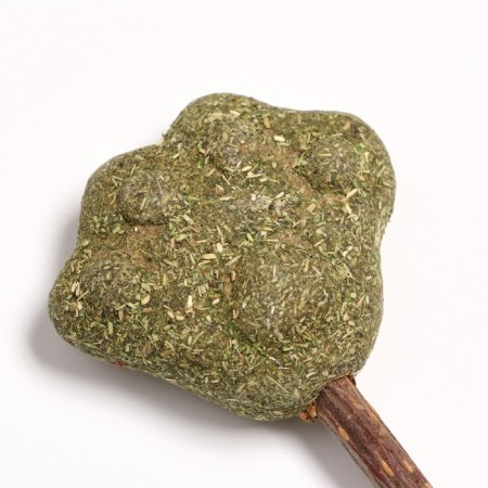 A toy for cats from cat mint "Paw" on a wand of Matathabi, 13 cm-2
