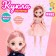 Fashionable hinge doll "Lola" in a dress, mix