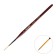 Brush Liner Sybloff S10arb No.0, long pile, short handle is varnished, red