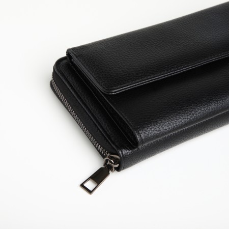 Male clutch on lightning, textura, black color-3