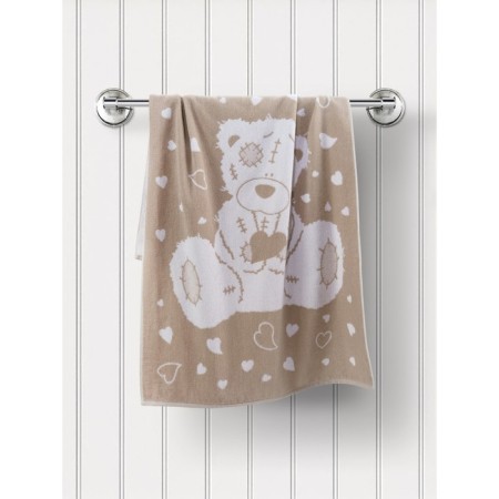 Trush Tensor Guten Morgen Bear, 450 gr, size 50x90 cm, beige color-5
