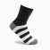 Women's terry socks "stripes", gray color, size 23-25