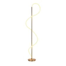 The floor lamp Klimt A2850PN-35PB, LED, 30 W, 40x40x170 cm, 4200 lm, copper, white