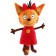 Soft musical toy "Caramel" with a spoon, 20 cm, three cats