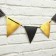 Garland on the Black and Golden tape 400 cm