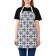Apron kitchen with a “strong mesh” photo print, adjustable, size OS