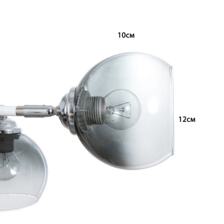 Askfeya chandelier 6he27 40W Belo-chromium 62x62x27 cm Bayerlux-6