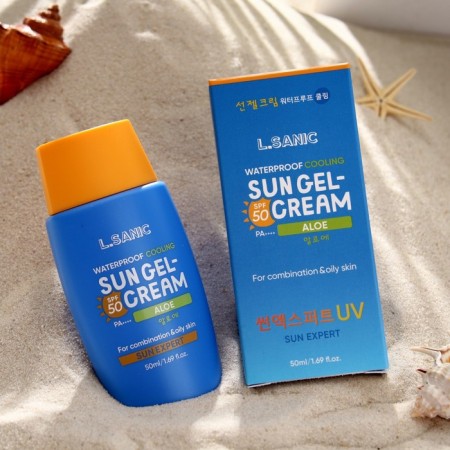 L.Sanic sunscreen gel cream for face extract SPF 50/PA ++++, 50 ml
