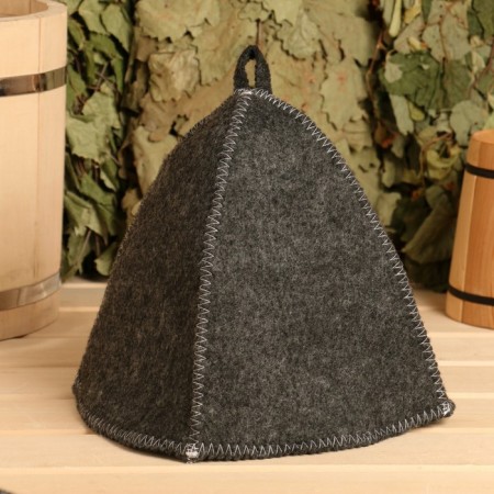 Set of bath "Male" portfolio 5 items, gray, with embroidery-6