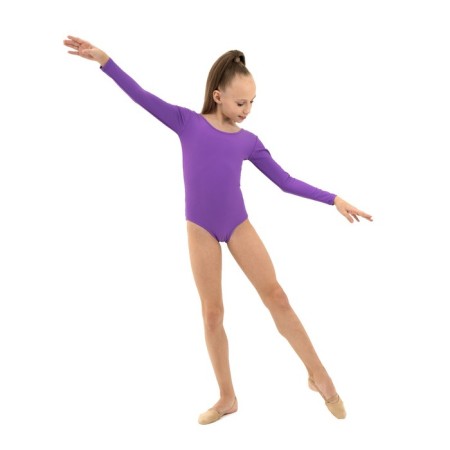 A swimsuit for gymnastics and dancing Grace Dance, p. 42, purple color-2