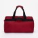Sports bag with lightning, external pocket, suitcase holder, red color
